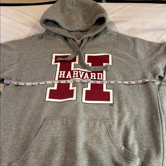 MillTex HARVARD University H&M Hoodie - Gray Pullover Sweatshirt - Sz L - Picture 7 of 10